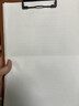 天色 A4对折板夹A5文件夹夹板便携加厚写字垫板会议书写资料档案收纳合同签约办公用品TS-1883玛瑙灰 实拍图