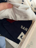 Levi's李维斯儿童装长袖T恤秋季新款男童女童上衣宝宝打底衫 深靛蓝 120 /60 【建议身高110-116cm】 实拍图