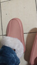 朴西女士棉拖鞋冬季包跟室内厚底居家居情侣款保暖加绒冬天棉鞋女 粉色 38 【38-39】 实拍图