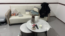 凌沐瑾 岩板茶几客厅小户型简约轻奢可伸缩圆形茶几电视柜组合 双抽-黑架70白50白岩板-灰抽D 实拍图