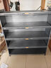 摩基厨房置物架落地置物柜收纳用具餐边橱柜微波炉多功能储物碗柜子 五层长120宽42高144【高级灰】 实拍图