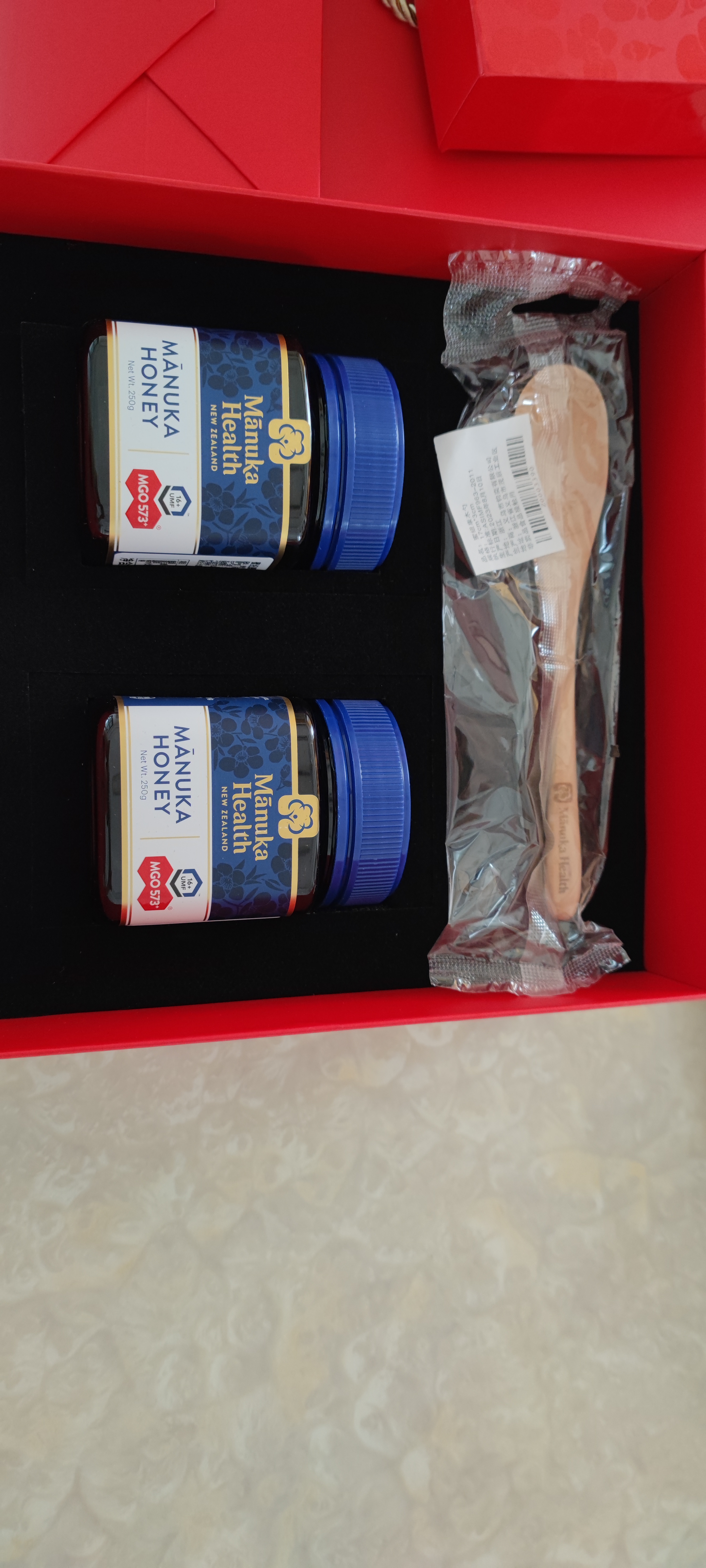 蜜纽康（Manuka Health）麦卢卡蜂蜜UMF16+250g*2礼盒新西兰进口 实拍图