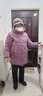 坦博尔羽绒服女中长款宽松连帽厚款保暖女士外套TD236506 锦洛红 185  实拍图