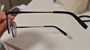 依视路（ESSILOR） 新款商务男镜架时尚镜框女配依视路镜片近视定制眼镜网上配镜 金属-全框-2023BK-黑色 镜框+依视路A4防蓝光1.60现片 实拍图