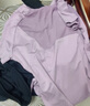 徽昂运动套装瑜伽服套装跑步运动服健身速干衣t恤拼网短袖束脚裤紫M 实拍图