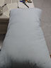 网易严选羽丝绒枕头枕芯松软高弹杜邦羽绒棉五星级酒店抗菌阻螨 【A类全棉抗菌】增高款 900g 晴空蓝  1只装 实拍图