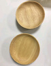 千年恋木 日式木质托盘 原木实木蛋糕点心面包果盘茶盘木碟定制刻字批发 13*2cm圆形托盘 实拍图