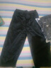 猫霓裤子男秋冬季潮流宽松加绒直筒裤黑色男裤工装裤运动休闲西长裤 黑色+黑色（加绒款） 4XL 【建议体重165-180斤左右】 实拍图