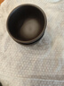 原矿紫砂功夫茶杯品茗杯茶杯套装功夫陶瓷杯家用小号主人杯泡茶 紫砂品茗杯黑色 35ml 2只 实拍图