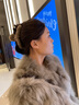 BARY REEF毛绒抓夹高级感大号冬发夹女生后脑勺沙鲨鱼夹发量多发卡夹子头饰 深咖超大毛绒夹（13CM） 实拍图