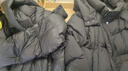 雪中飞24年秋冬新款羽绒服男女短款连帽时尚面包服90绒拼色加厚保暖外套 实拍图
