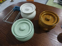 德蒂芙超值沙县小吃瓦罐蒸蛋汤罐耐高温罐带陶瓷隔水家用一人份炖盅陶瓷 棕色炖罐450lm(2个装） 实拍图
