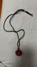石传百世朱砂吊坠项链本命年护身符平安扣转运珠七夕情人节送男女朋友礼物 实拍图