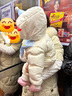 巴拉巴拉balaOne婴儿连体衣宝宝衣服2025冬装羽绒服连帽鹅绒208425120212 实拍图