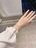 纪梵哲轻奢玛瑙四叶草手链女生项链首饰520情人节生日礼物送女朋友老婆 挚爱白贝母手链 实拍图