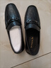 红蜻蜓真皮豆豆鞋男25新款休闲皮鞋软底一脚蹬商务鞋WHA15520 黑色 41 实拍图