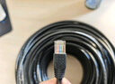 荣威胜 超六类室外网线CAT6类工程家用户外防水防晒成品网线20米电脑监控网络跳线连接线 黑色 RWS-CPWX-LL 实拍图