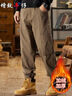 增致牛仔（ZENGZHI）男士休闲裤男束脚工装裤子男2025春季新款宽松哈伦直筒长裤男装 实拍图