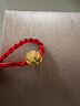 六福珠宝 足金星闪黄金转运珠路路通串珠 计价 B01TBGP0001 约1.01克 实拍图