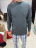 七匹狼秋衣男纯棉抗菌保暖内衣男士秋裤秋冬打底上衣棉毛衫单件线衣线裤 【半高领】浅灰上衣 2XL (推荐体重150-170斤) 实拍图