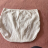 帕兰朵【A类棉0染棉】纯棉内裤女士中腰透气4条聚乳酸抗菌白色 M 实拍图