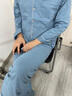 雅鹿纯棉睡衣男春秋季长袖长裤2025新款春天男士家居服套装大码可外穿 NSWJH-梦幻蓝【纯棉睡衣套装】 XL 【建议体重120-140斤】 实拍图