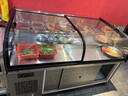 扬子三阶梯凉菜熟食卤菜烧烤商用冷藏柜展示柜冰柜保鲜柜冷冻冰台 2024B款/基础款/上冷藏下储物 1600x910x1020mm 实拍图