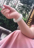 京鉴新疆和田玉羊脂白玉手镯女玉镯白玉手镯玉石少女手镯女玉镯旺夫 手镯尺寸54-55mm 实拍图