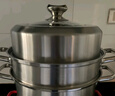 美厨（maxcook）蒸锅 304不锈钢32cm三层蒸锅 加厚复底汤锅 燃气电磁炉通用MCZ866 实拍图