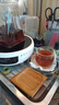 可仕 煮茶电陶炉迷你不挑壶电茶炉煮茶炉玻璃壶小型烧水煮茶器小型电磁炉泡茶 1300w白色圆606单机 实拍图