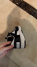 彪马（PUMA）男女同款经典休闲透气复古百搭潮流板鞋 REBOUND 370539 黑色-白-01 36 实拍图