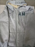 羊羔绒卫衣女秋冬新款加绒加厚保暖开衫连帽外套慵懒风宽松 杰袖A18灰色 XL 实拍图