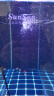 森森（SUNSUN）大型鱼缸底过滤水族箱客厅家用落地玻璃生态金鱼缸 超白隔断屏风款 1.2米长42cm宽（黑白可选） 实拍图