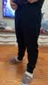 安踏（ANTA）男裤加绒运动裤男加绒保暖长裤针织直筒裤男户外休闲裤子 【加绒卫裤】基础黑-1 L /男175 实拍图