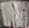 翘脚鸭 婴儿衣服新生儿连体衣秋冬季满月宝宝睡衣纯棉百天爬爬服春秋款 粉小熊2件【四季·系带款】 59cm （建议0-3个月） 实拍图
