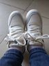 回力女鞋厚底鞋子女春秋新款潮流ins网红百搭休闲鞋学生运动板鞋 米蓝灰【加绒】 38 实拍图