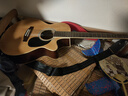 Akusticus吉他背带民谣木吉他背带电吉他贝司肩带学生成年人斜跨吉他带子 纯黑色 实拍图