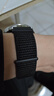 KMaxAI适用小米Watch S4编织表带S3/2/1 Pro尼龙运动透气手表带Color魔术贴回环式多巴胺替换腕带 黑色 实拍图