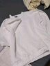 POUM潮牌高级感卫衣男秋季长袖t恤青少年圆领内搭打底衫宽松休闲外套 BXGCD-W13白色 加绒 3XL 实拍图