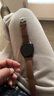 中沃适配华为手表表带watch4pro/gt5/gt4/watch3/gt3pro/buds原款真皮运动氟橡胶钛金属表带 可可棕【原款时尚款真皮表带】46/48MM表盘 适用46/48mm表盘 实拍图
