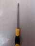 得力（deli）穿心螺丝刀可敲击加粗多功能平口改锥超长杆一字/十字梅花起子 8*200mm 一字穿心螺丝刀 实拍图