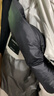 艾莱依鹅绒服女款U型枕长款连帽加厚保暖冬外套 松雾灰M 实拍图