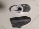 奥康（Aokang）包跟棉拖鞋男士冬季保暖室内居家老人防滑防臭加绒全包棉鞋女外穿 深灰 40-41 【适合39-40】 实拍图