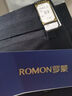 罗蒙（ROMON）休闲裤男士夏薄款宽松直筒商务裤子男中年爸爸冰丝弹力免烫西装裤 藏青 【夏季薄款】 34 (2尺7腰围) 实拍图