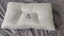 南极人（home）乳胶枕头枕芯睡眠深度颈椎枕护颈枕睡觉专用天然橡胶成人整头抗菌 圆点蓝乳胶中枕【带灰色枕套】 【48x74cm一对装】【匠心品质】 实拍图