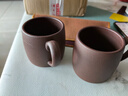 茗阳宜兴紫砂杯纯全手工茶盏品茗杯主人茶杯茶盅老紫泥小杯子带把金鼎 实拍图