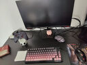 炫银狐K920无线蓝牙双模机械手感键盘鼠标游戏电竞发光办公台式笔记本电脑通用 黑莓粉【键盘+鼠标】 实拍图