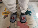 机器猪儿童棉拖鞋男童小汽车秋冬季防滑居家用室内中大童小男孩宝宝拖鞋 灰色 30 -31码 内长19cm 实拍图