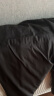 罗蒙（ROMON）冬季爸爸裤子加绒加厚中老年人男士羊羔绒休闲裤老人羽绒棉裤外穿 黑色【纽扣开腰】 XL 100-120斤 实拍图