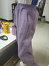 多妙屋女童裤子儿童运动裤冬装加绒加厚大童女孩休闲裤10898香芋紫160 实拍图